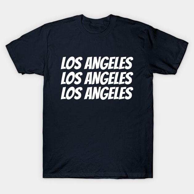 Los Angeles T-Shirt by textonshirts